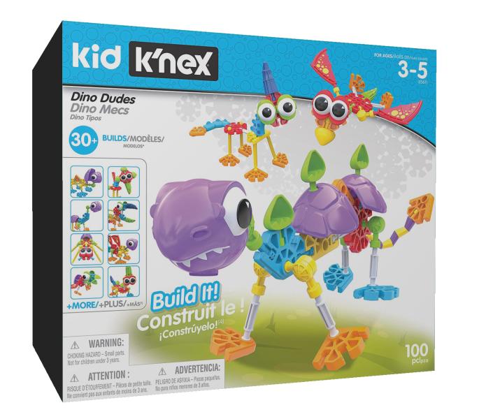 Dinosaurios de Construcción K´nex 30en1 100pzs 3a+ | Toys Mayoreo